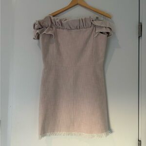 Rebecca Taylor Strapless Light Pink Dress